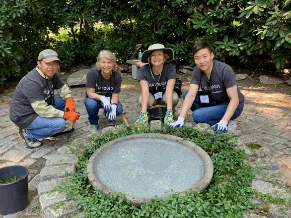 Activities at the Virginia Thurston Healing Garden Cancer Support Center, U.S.