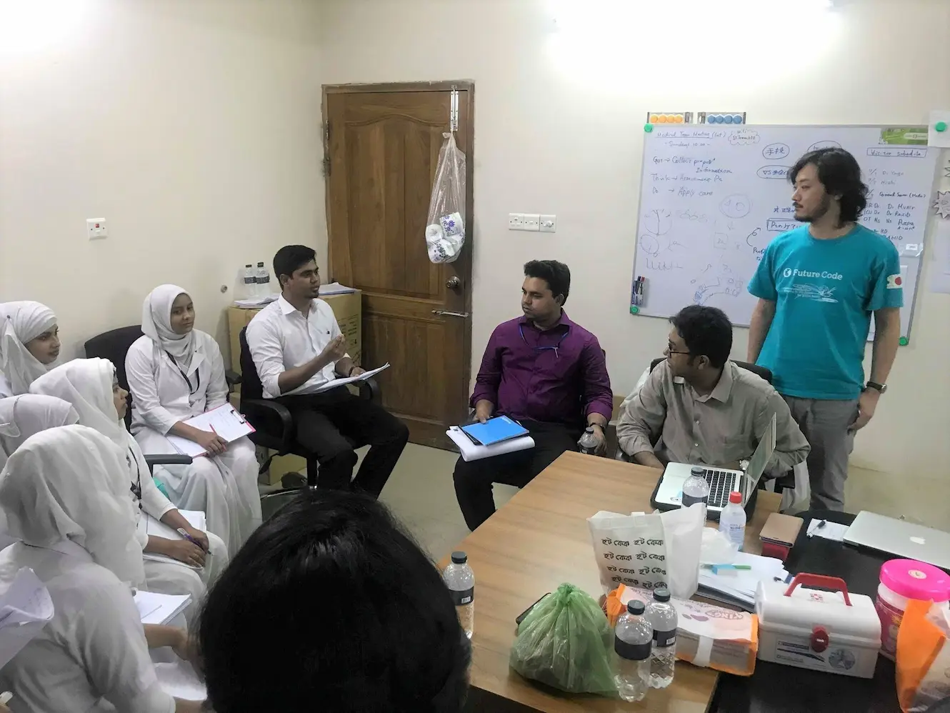 Training for nurses in Bangladesh 